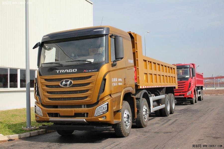 四川現(xiàn)代 創(chuàng)虎Xcient 340馬力 8×4 自卸車(CHM3310KPQ74M)