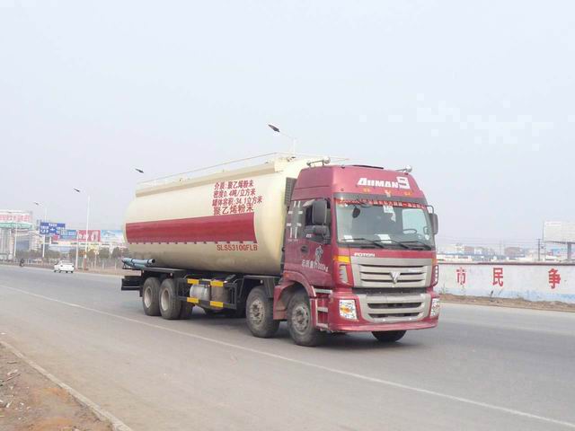 隨州力神 醒獅 375馬力 8×4 粉粒物料運(yùn)輸車(SLS5310GFLB)