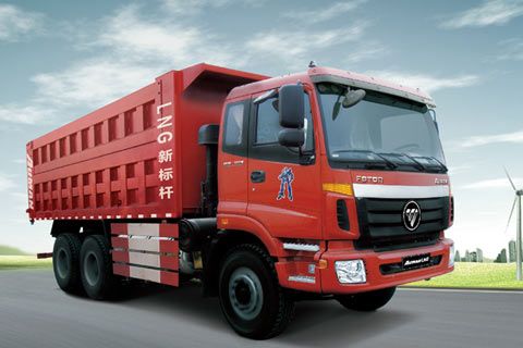 福田戴姆勒 歐曼ETX 9系運(yùn)輸型 350馬力 6×4 LNG自卸車(chē)BJ3253VLPCE-1