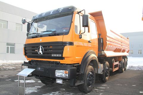 北奔 55噸級輕量化自卸車適度超載