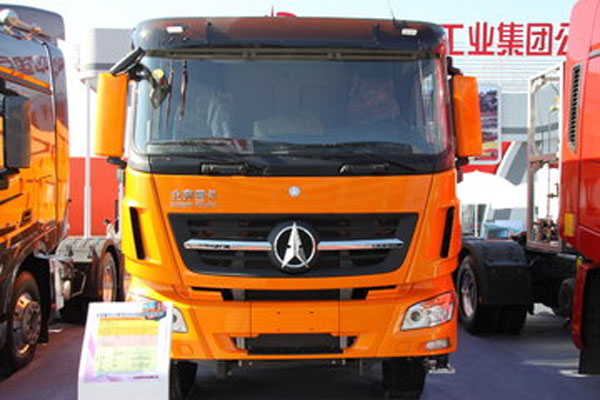 北奔 V3重卡 380馬力 6X4 天然氣自卸車(chē)