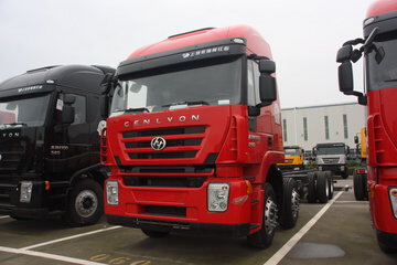 上汽紅巖 杰獅M100 290馬力 標(biāo)載版 8X4 欄板載貨車