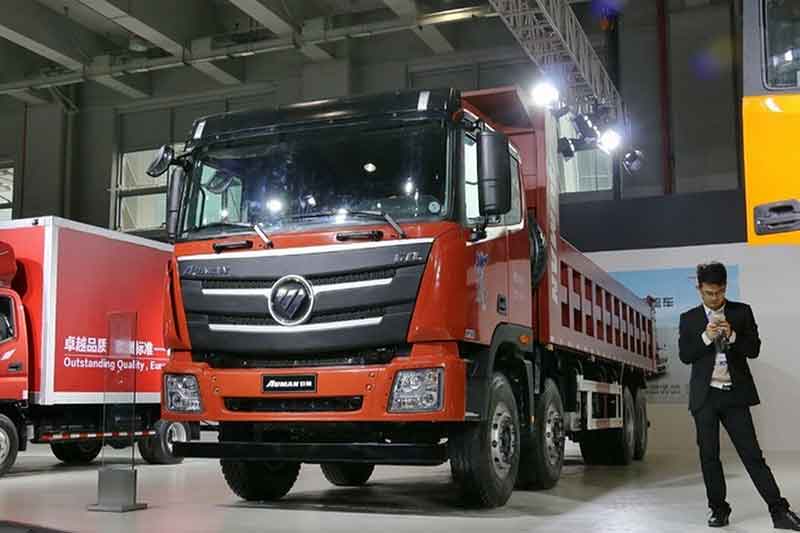 福田戴姆勒 歐曼GTL 9系重卡 400馬力 8X4自卸車(BJ3319DMPKF-XA)