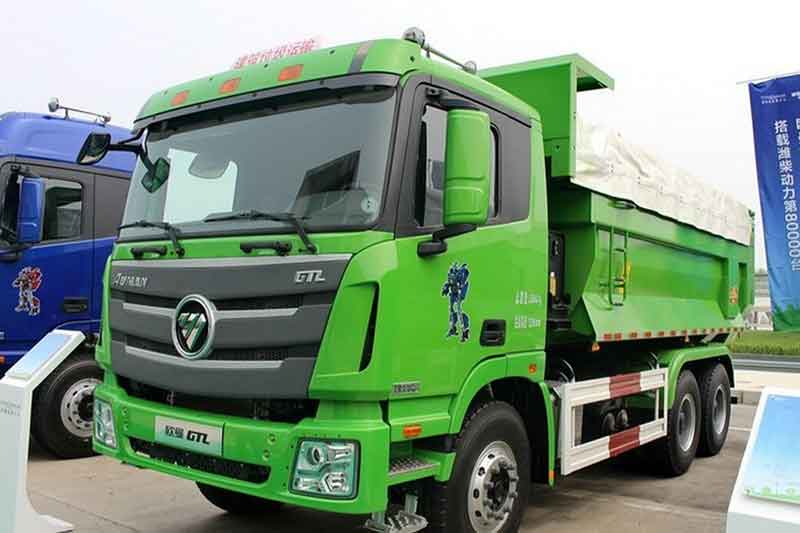 福田戴姆勒歐曼GTL 9系重卡 336馬力 6X4新型環(huán)保渣土車