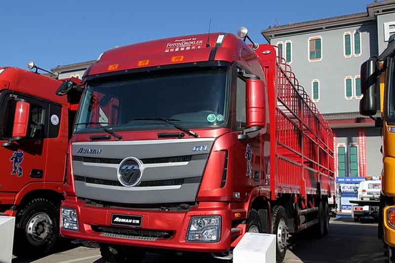 福田戴姆勒歐曼GTL 6系重卡 375馬力 8X4倉柵載貨車(BJ5319CCY-XE)