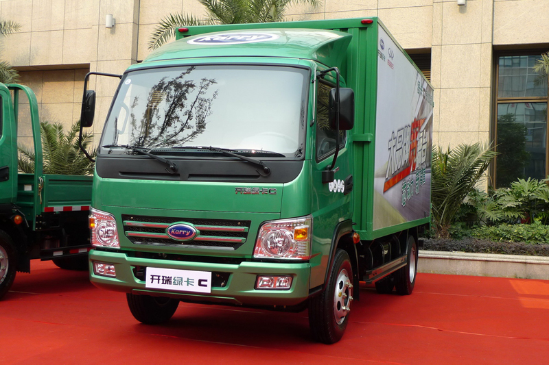 開瑞 綠卡C 中體 城配版 110馬力 4.15米單排廂式輕卡