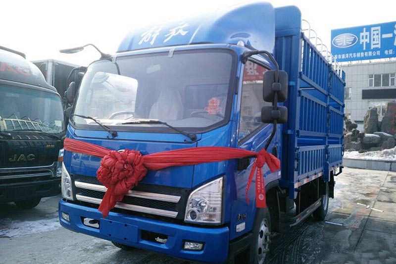 青島解放 虎VH輕卡 120馬力 4X2倉柵式載貨車(標載版)