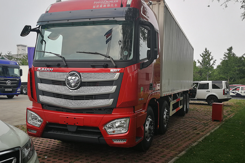 福田戴姆勒 歐曼 EST 綠通之星8X4 康明斯X12 430馬力國六箱式載貨車