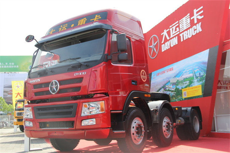 大運 新N8E重卡 375馬力 6X2 國五牽引車(CGC4250D5EBAE)