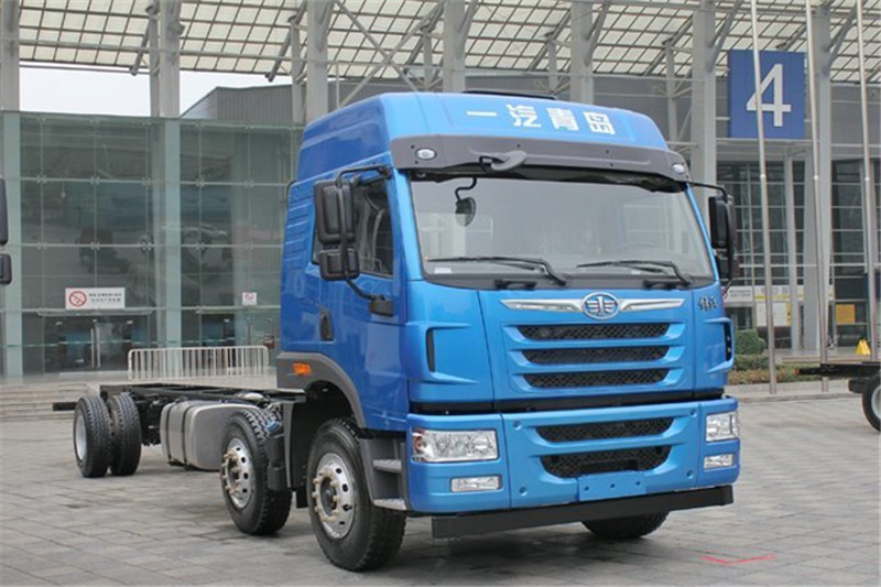 青島解放 悍V重卡 260馬力 6X2 國(guó)五9.5米倉(cāng)柵式載貨車(8擋)(CA5250CCYP1K2L7T3E5A80-1)