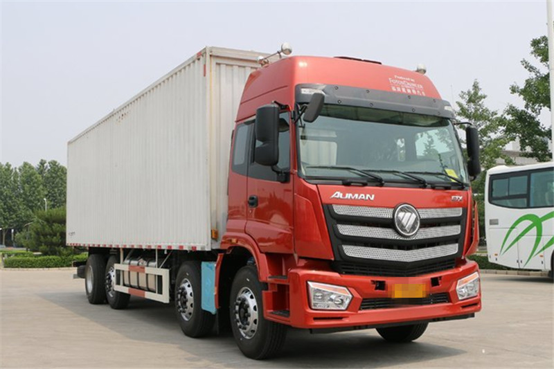 福田 歐曼新ETX 6系重卡 280馬力 8X2 國五9.6米廂式載貨車(BJ5313XXY-AC)