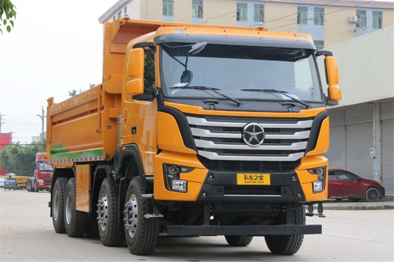 大運(yùn) N8V重卡 400馬力 8X4 國五8.6米LNG自卸車(CGC3310N5EDKD)