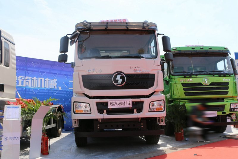 陜汽重卡 德龍新M3000 加強版 380馬力 6X4 5.8米 國五LNG自卸式垃圾車(SX5258ZLJMB404TL)