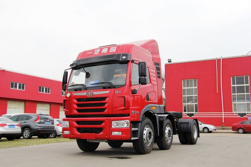 青島解放 悍V重卡 350馬力 6X2 國五牽引車(一汽10擋)(CA4252P1K2T3E5A80)