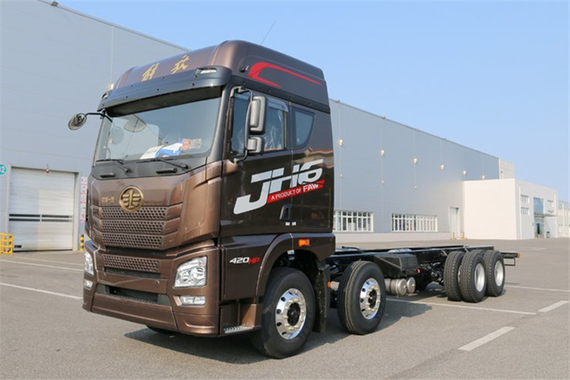 青島解放 JH6重卡 南方版 420馬力 8X4 9.5米 國(guó)五倉(cāng)柵式載貨車(chē)(CA5310CCYP25K2L7T4E5A80)