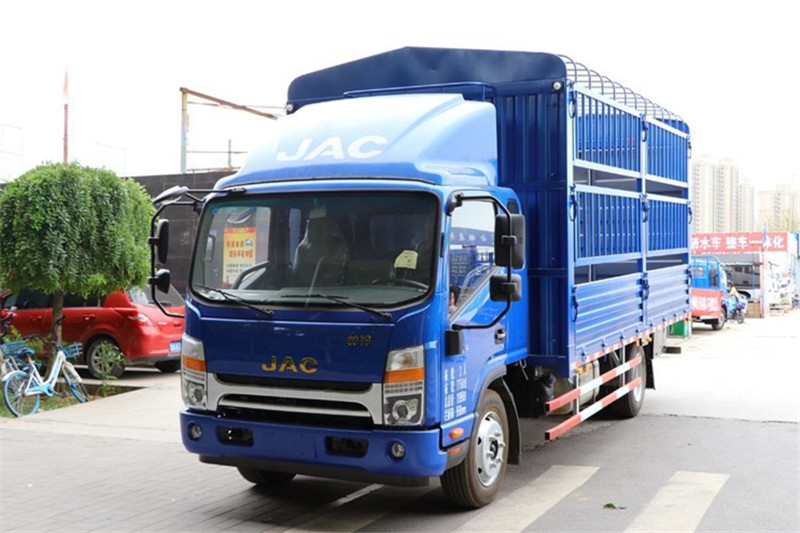 江淮 帥鈴Q7 154馬力 5.85米 國(guó)五排半倉(cāng)柵式輕卡載貨車(chē)(HFC5140CCYP71K1D3V)