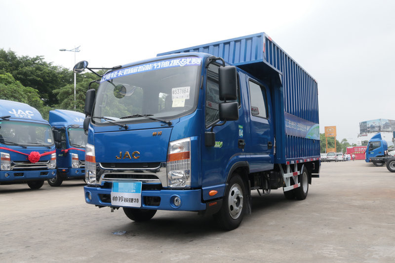 江淮 帥鈴K340 120馬力 3.075米 國(guó)五雙排廂式輕卡載貨車(HFC5041XXYR73K2C3V)