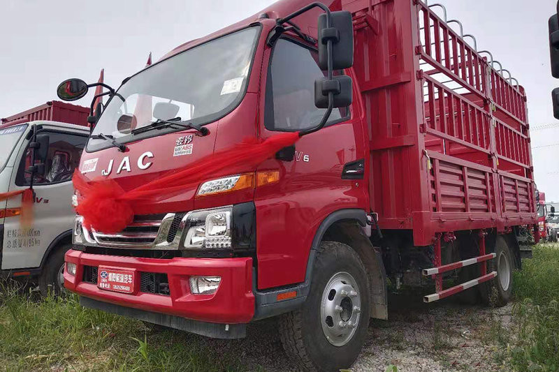 江淮 駿鈴V6 143馬力 4.235米 國(guó)五單排倉(cāng)柵式輕卡載貨車(HFC5043CCYP91K7C2V)