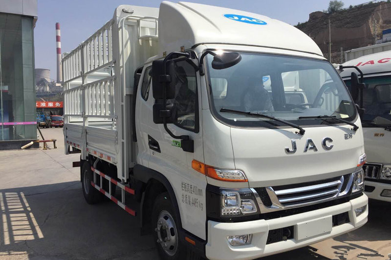 江淮 駿鈴V6 156馬力 3.85米 國五排半倉柵式輕卡載貨車(HFC5043CCYP91K2C2V)