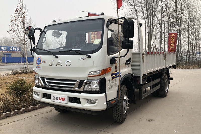 江淮 駿鈴V6 143馬力 4.18米 國五單排欄板輕卡載貨車(HFC2043P91K1C2V-S)