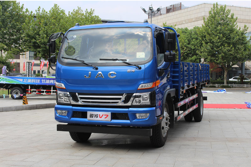 江淮 駿鈴V7 154馬力 4.845米 國五排半欄板載貨車(HFC1091P91K1C6V)