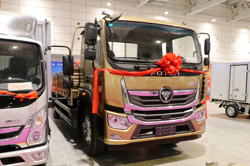 福田 奧鈴大黃蜂 210馬力 6.8米 國(guó)五排半欄板載貨車(BJ1186VKPFK-A1)