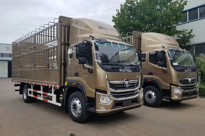 福田 奧鈴大黃蜂 210馬力 6.8米 國五排半倉柵式載貨車(BJ5186CCY-A1)