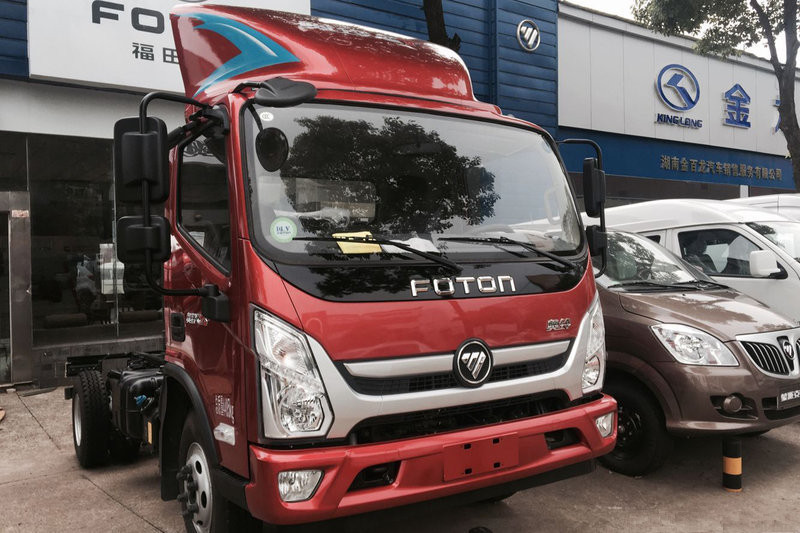 福田 奧鈴CTS 156馬力 4.17米 國五單排欄板輕卡載貨車(BJ1048V9JEA-FH)