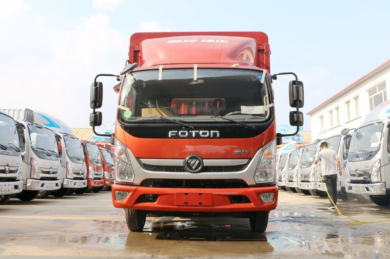 福田 奧鈴新捷運(yùn) 156馬力 3.83米 國(guó)五排半倉(cāng)柵式輕卡載貨車(BJ5048CCY-FH)