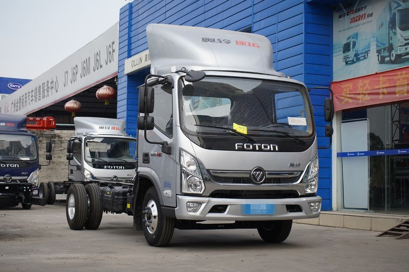 福田 奧鈴速運 150馬力 4.18米 國五單排欄板輕卡載貨車(BJ1048V9JD6-FK)