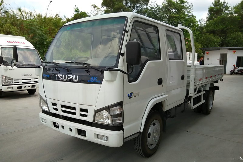 慶鈴 五十鈴600P 130馬力 2.065米 國五雙排欄板輕卡載貨車(QL1040A5EW)