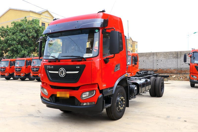 東風(fēng)商用車 天錦KR中卡 220馬力 4X2 6.8米 國(guó)五欄板載貨車(高頂)(DFH1180E3)