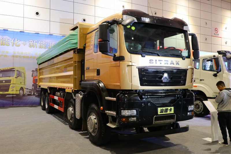 中國重汽 汕德卡SITRAK C7H重卡 440馬力 8X4 7.8米 國六自卸車(ZZ3316N406MF1)