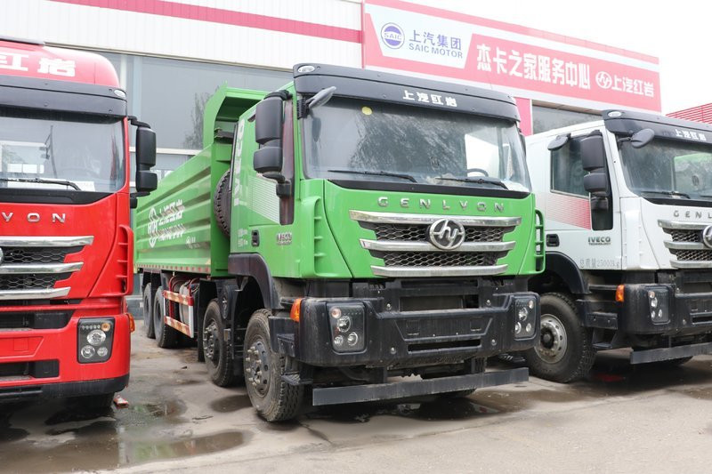 上汽紅巖 杰獅C500重卡 350馬力 8X4 7.4米 國五 自卸車(CQ3316HTVG366L)