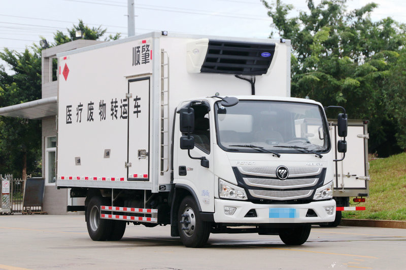 福田 歐馬可S3系 143馬力 4米 國(guó)五 單排醫(yī)療廢物轉(zhuǎn)運(yùn)車(chē)(順肇牌)(SZP5040XYYBJ9)