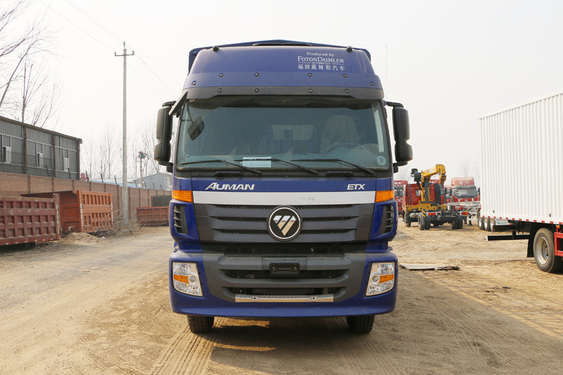 福田 歐曼新ETX 6系重卡 400馬力 8X4 9.53米 國五 倉柵式載貨車(440后橋)(BJ5313CCY-AA)