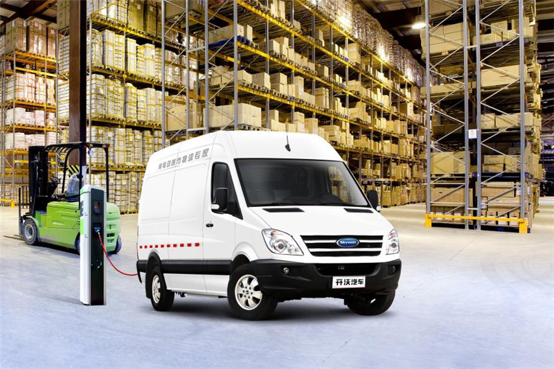 南京金龍 開沃D11 2020款 4.5T 5.96米高頂純電動廂式運輸車80.79kWh