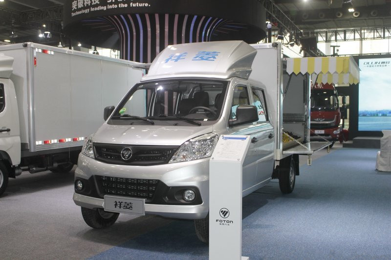 福田 祥菱V 1.6L 122馬力 汽油 2.53米 國(guó)六 雙排翼開(kāi)啟廂式微卡(BJ5030XYK4AV6-01)