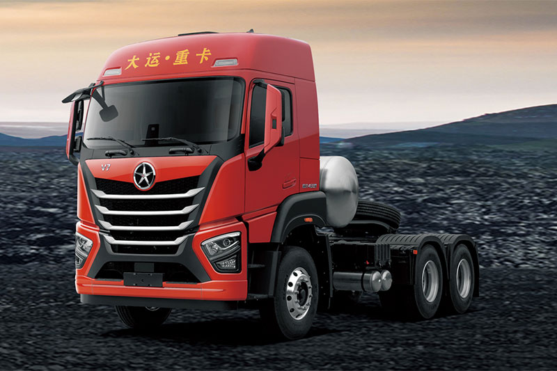 大運重卡 V7 460馬力 6×4 國六 LNG牽引車