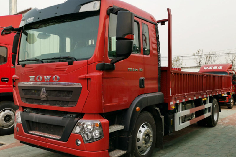 中國重汽 HOWO TX 220馬力 4X2 6.8米 國六 欄板載貨車(ZZ1187K501GF1)