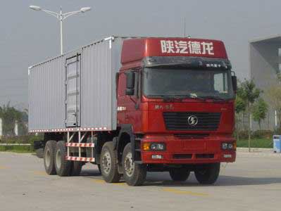 陜汽 德龍F(tuán)2000重卡 385馬力 8×4 廂式載貨車(SX5265XXYNT456)