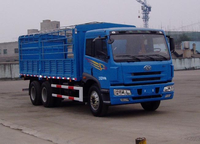 青島解放 悍威J5M重卡 260馬力 6×4 倉柵載貨車(CA5253XXYP1K2L7T1EA80-1)