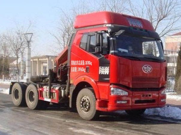 韶起重機 韶液 370馬力 6×4 隨車起重運輸車(SGQ5250JSQCY)