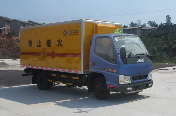 湖南金華 汽爾福 108馬力 4×2 煙花爆竹專用運輸車(HJH5050XYNJX4)