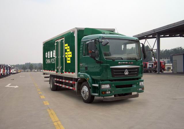 中國(guó)重汽 SITRAK-C5H重卡 180馬力 4×2 廂式郵政載貨車(ZZ5126XYZH451GD1)