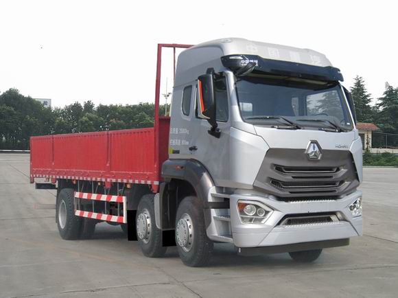 中國重汽 豪瀚J5G 重卡 240馬力 6×2 欄板式 排半 載貨車(ZZ1255M56C3E1)