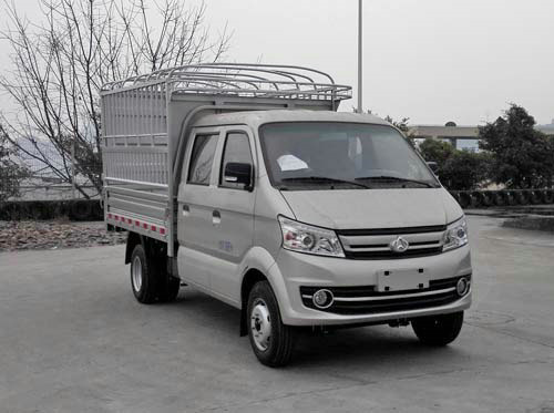 長(zhǎng)安跨越 新豹王 112馬力 汽油 倉(cāng)柵式 雙排 載貨車(chē)(SC5031CCYFAS55)