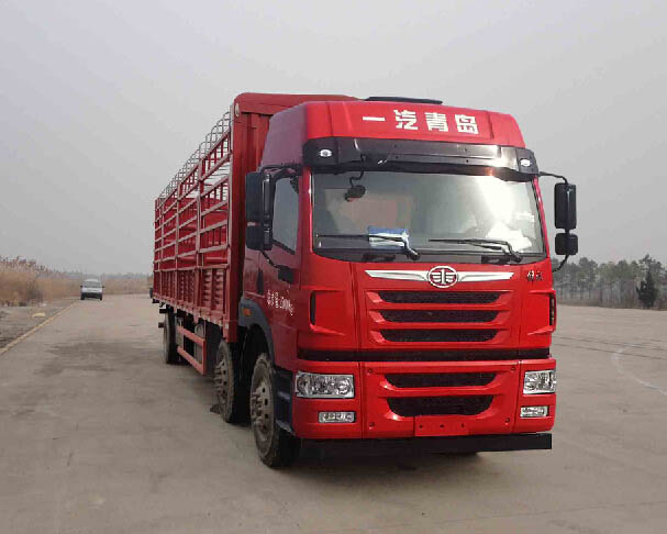 青島解放 解放悍V 重卡 240馬力 6×2 倉(cāng)柵式 排半 載貨車(chē)(CA5250CCYP1K2L7T3E5A80-1)