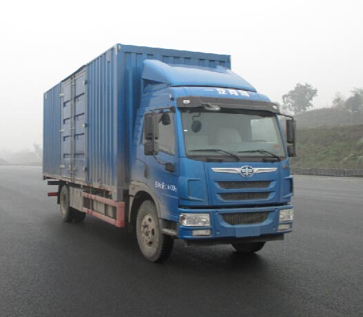 青島解放 解放陸威 中卡 180馬力 4×2 廂式 排半 載貨車(CA5161XXYPK2L5E5A80-3)