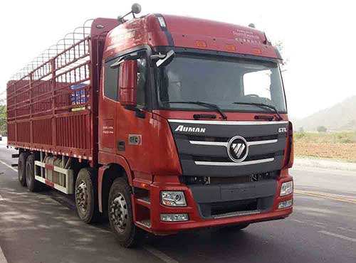 福田汽車 歐曼EST 重卡 430馬力 8×4 倉柵式 排半 載貨車(BJ5319CCY-AB)